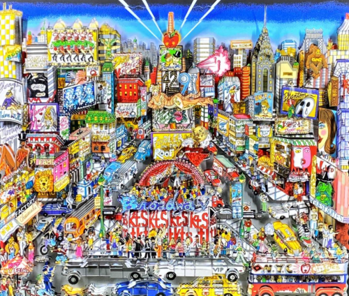 希少 チャールズファジーノ 地上最大のサーカス シルクスクリーン DX版 