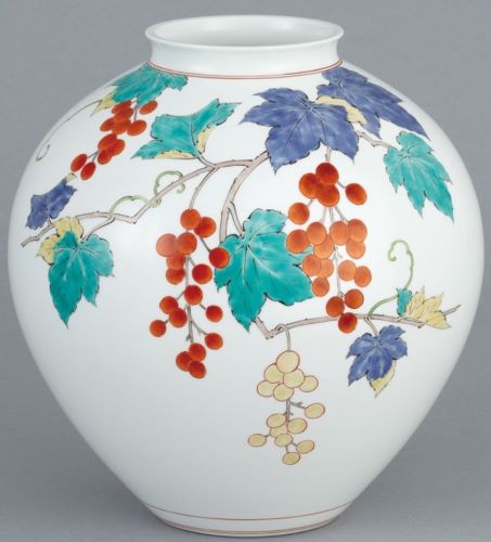 人間国宝 十四代 酒井田柿右衛門 錦菊鳥文額皿 栞 皿立 美品（重要無形 