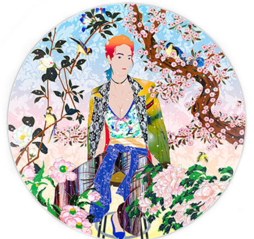 松山智一作品【Jaded Sunshine】の買取・査定はミライカ美術にお任せ 