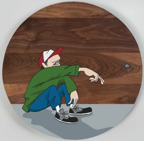 花井祐介作品【THROW STONES】の買取・査定はミライカ美術にお任せください