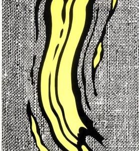 リキテンシュタイン 「Yellow Brushstroke(Corlett 209)」の買取作品画像