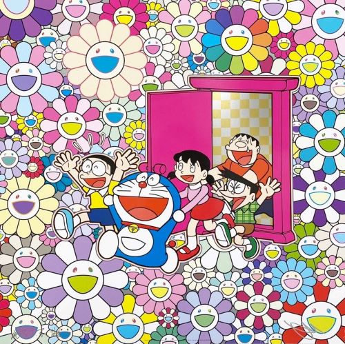 村上隆 (Takashi Murakami)「どこでもドアととっても良い日のスケッチ」ART GALLERY M | 村上隆 新作版画 最安❗️どこでもドアと とっても良い日のスケッチ ドラえもん | Supreme