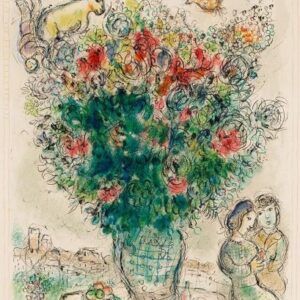 シャガール 「多色の花束」の買取作品画像