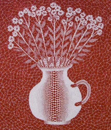 草間彌生作品【花（3）】の買取・査定はミライカ美術にお任せください