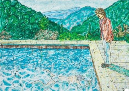 MADSAKI-「portrait-of-an-artist-pool-with-two-figures-ii-inspired-by-david-hockney-P」の買取作品画像