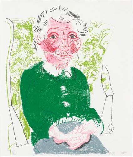デビット・ホックニー「 母の肖像I」の買取画像