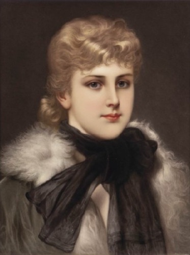 KPM 「ベルリン 黒いスカーフの女性」の買取画像