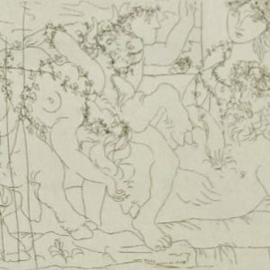 ピカソ「休息する彫刻家とタウロスの酒宴」の作品買取画像