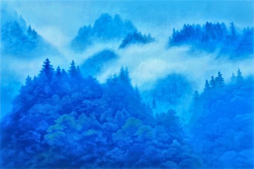 東山魁夷「朝雲」の作品買取画像