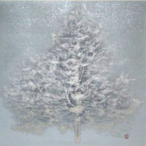 星襄一「白い木(B)」の作品買取画像