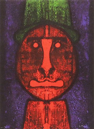 ルフィーノ・タマヨ作品【Head in Red】の買取・査定はミライカ美術に