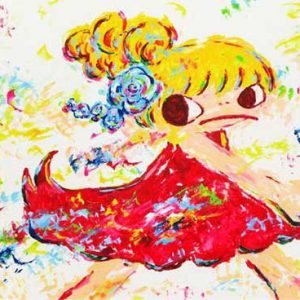ロッカクアヤコ「赤い服を着た女の子」の買取画像