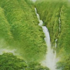 岩沢重夫「緑山水響」の作品買取画像