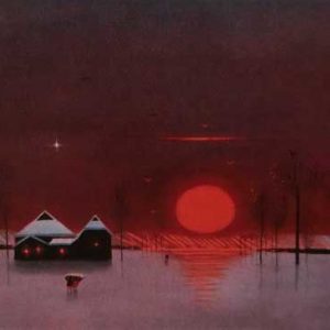 斉藤真一「赤い陽の村」の買取画像