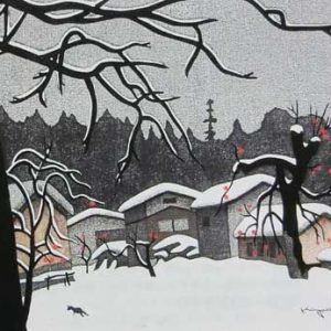 斉藤真一「会津の冬（112）塔寺」の買取画像