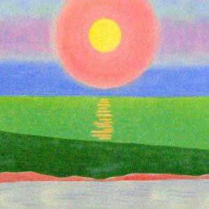 小野竹喬「暑き日を海にいれたり最上川」の買取作品画像