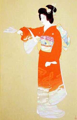 上村松園「序の舞」の買取作品画像