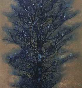 星襄一「高い木（青）」の買取作品画像