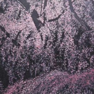 千住博「満開の瀧桜」の買取作品画像