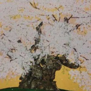 中島千波「山高神代桜」の買取作品画像