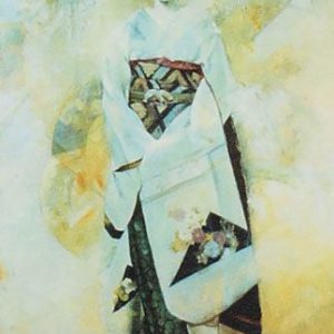 鶴岡義雄「白梅」の買取作品画像