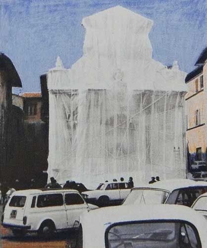 クリスト「リベルタ広場の時計台」の買取作品画像