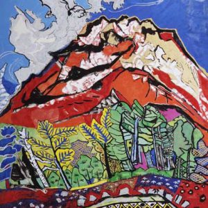 片岡球子「大観山の富士（3）」の買取作品画像