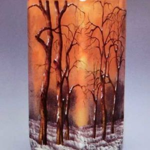 ドーム「冬景色文花瓶」の買取作品画像