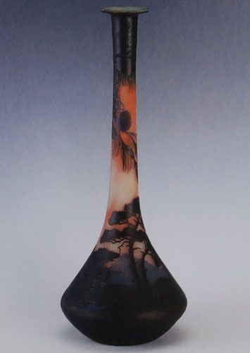 ミューラー「山水風景文花瓶」の買取作品画像