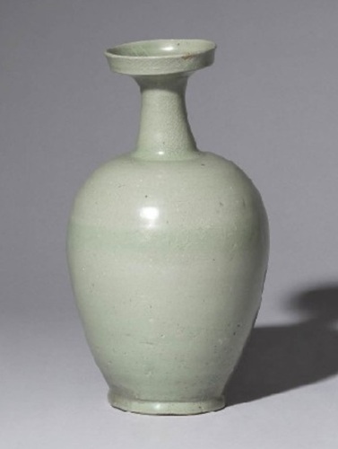 「高麗青磁盤口瓶」の買取画像