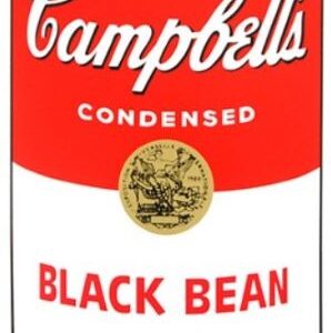 アンディ・ウォーホル Black Bean from Campbell`s Soup I