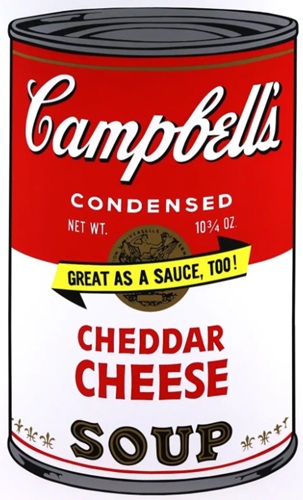 ウォーホル 「CHEDDAR CHEESE from Campbell's Soup III」の買取画像