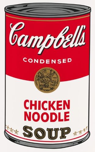 ウォーホル 「Chicken Noodle from Campbell`s Soup I」の買取画像