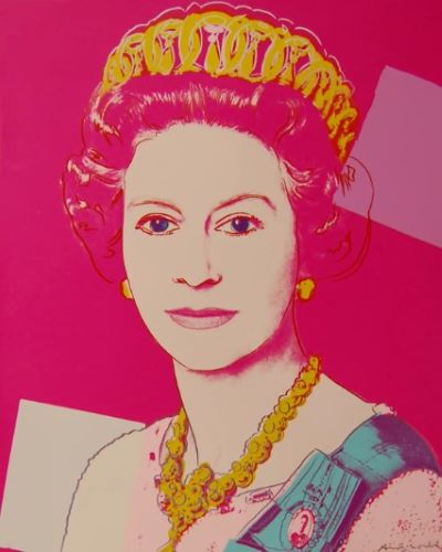 ウォーホル 「エリザベス女王」の買取画像