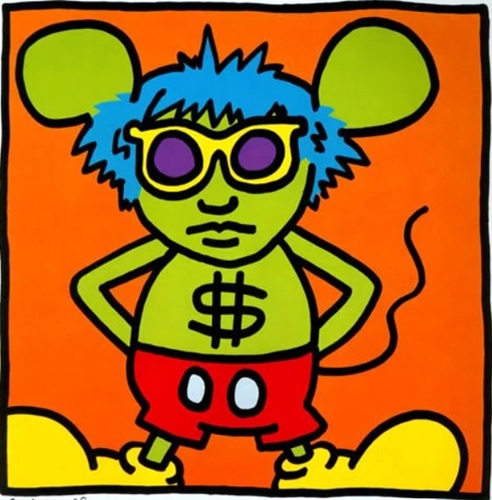 キース・へリング 「Andy Mouse」の買取画像