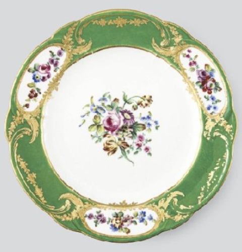 セーヴル 「花文皿」の買取画像