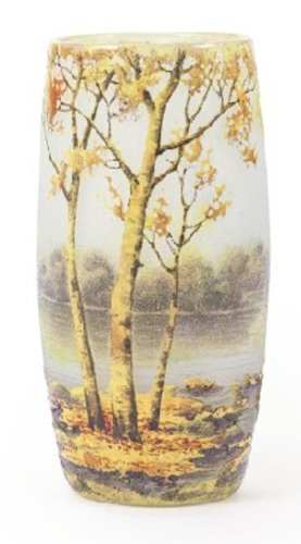 ドーム 「秋景色文グラス」の買取画像