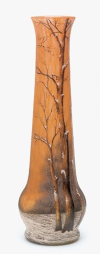 ドーム「冬景色文花器」の買取画像