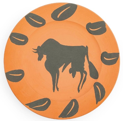 ピカソ 「Bull,rim with leaves」の買取画像