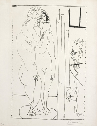 ピカソ 「Les deux Modeles nus」の買取画像