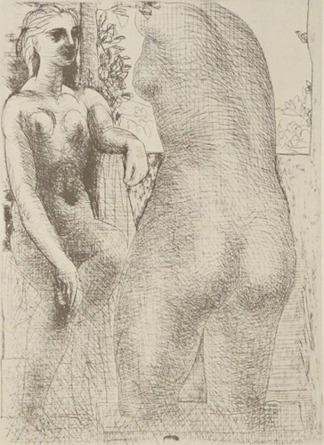 ピカソ 「Model et grande sculpture de dos From La Suite Vollard」の買取画像