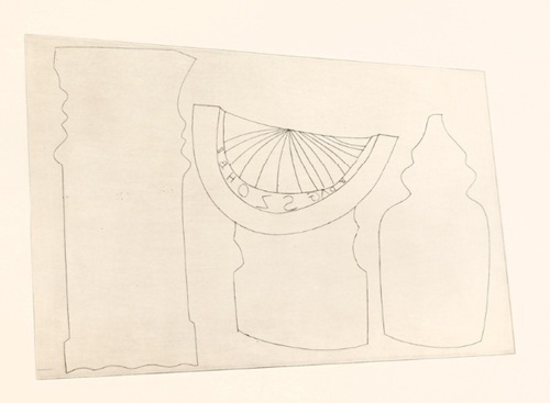 ベン・ニコルソン 「Turkish Sundial between two Turkish Forms」の買取画像