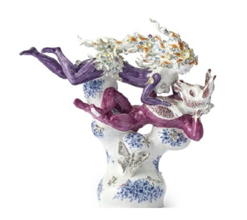 マイセン 「ティターニアとツェットル 」の買取画像