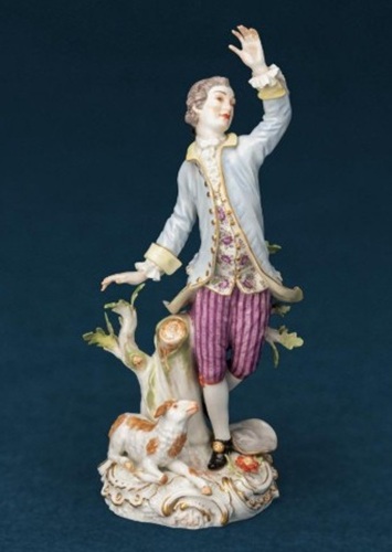 マイセン 「仔羊と青年」の買取画像