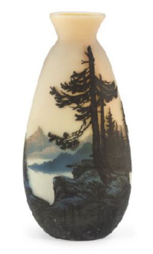 ミューラー 「山水風景文花瓶」の買取画像