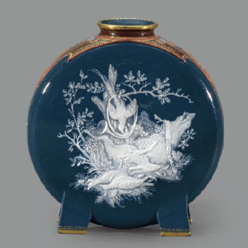 ミントン 「パテ・シュール・パテ鳥文花瓶」の買取画像