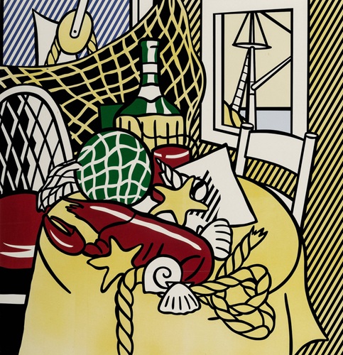 リキテンスタイン 「Still Life with Lobster；「The Six Still Lifes series」より」の買取画像