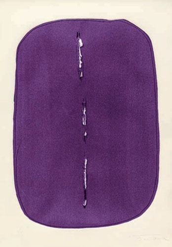 ルーチョ・フォンタナ「 Concetto Spazialeより Pl.5」の買取画像