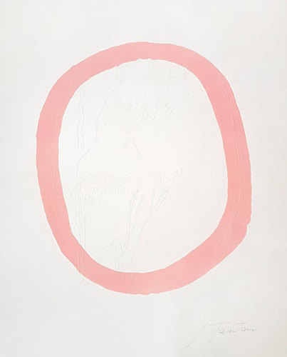 ルーチョ・フォンタナ「 Nudo Rosa」の買取画像