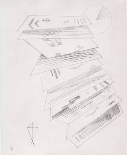 ワシリー・カンディンスキー 「Éditions Cahiers d’Artのための第二のエッチング」の買取画像